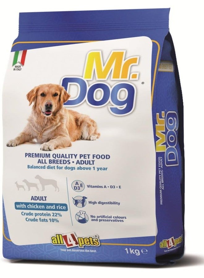 Combo Mr Dog All Breeds Adult with Chicken & Rice 1kg